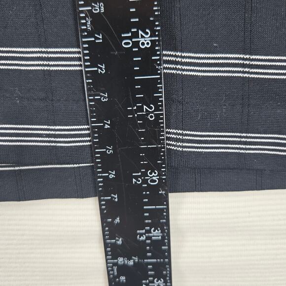 Nike Dri-Fit Tiger Woods Collect Black White‎ Striped Short Sleeve Polo Size XL - Picture 5 of 7